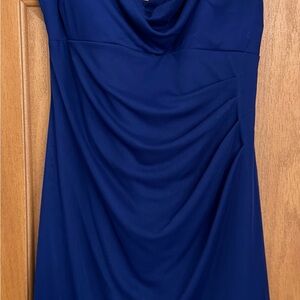 Elegant Royal Blue Date Evening Prom Dress wedding dress from Dressbarn size 12